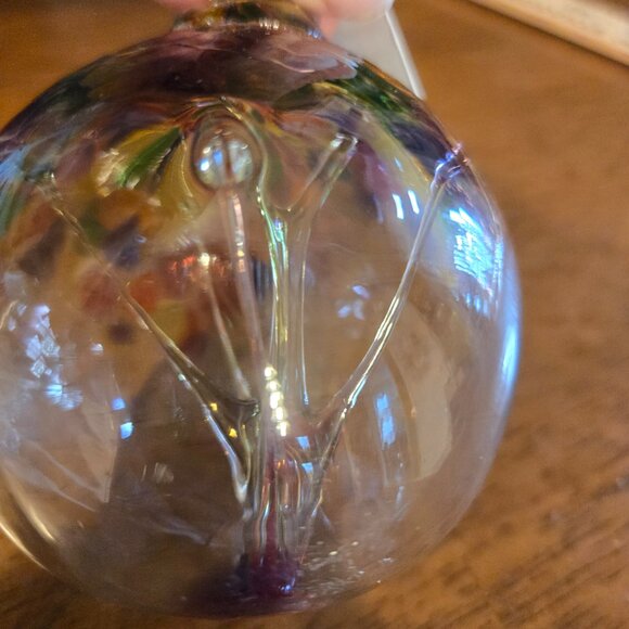 Hand Blown Glass Ornament - Tree of Celebration - Picture 5 of 9